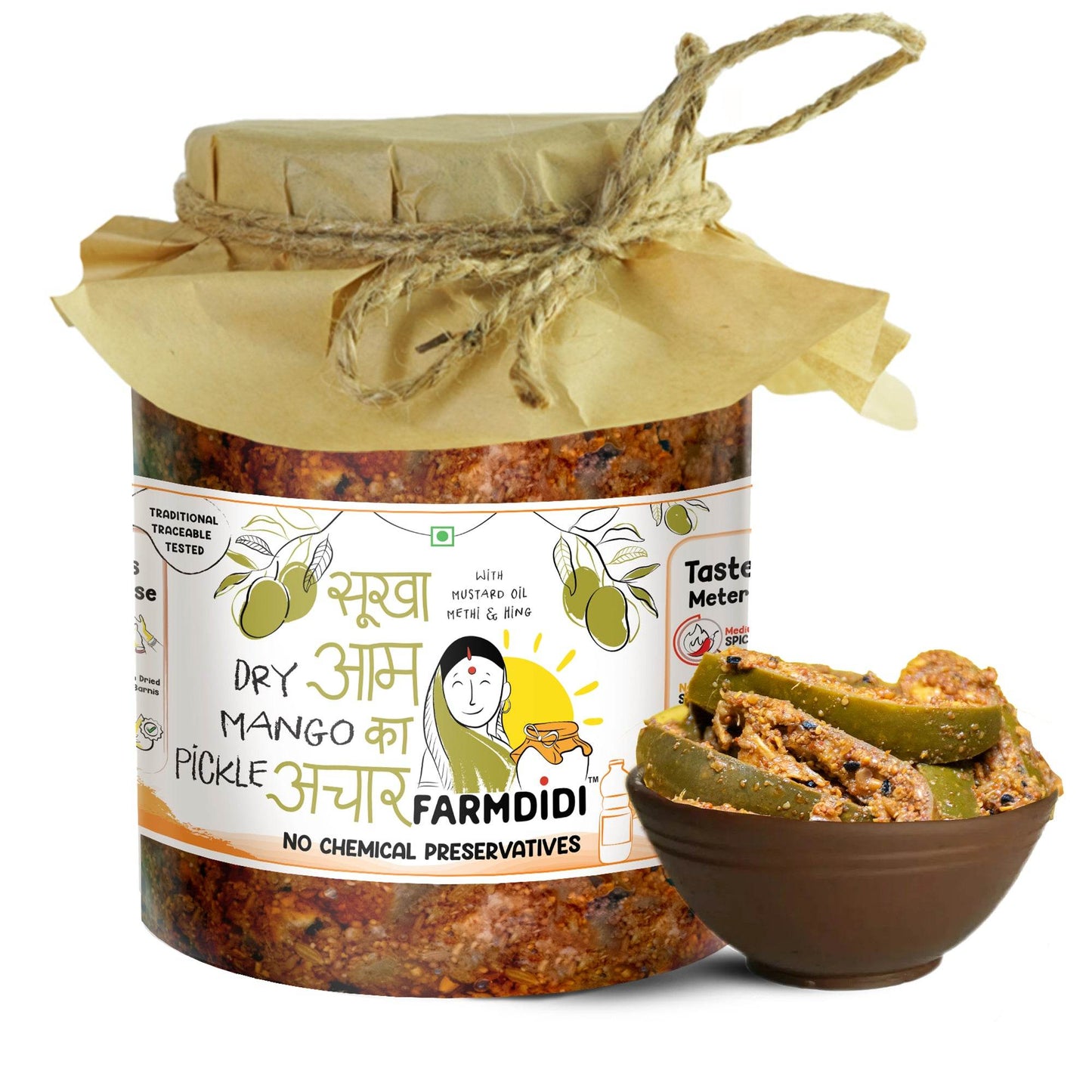 Dry Mango Pickle | Sukha Aam Ka Achar - www.farmdidi.com