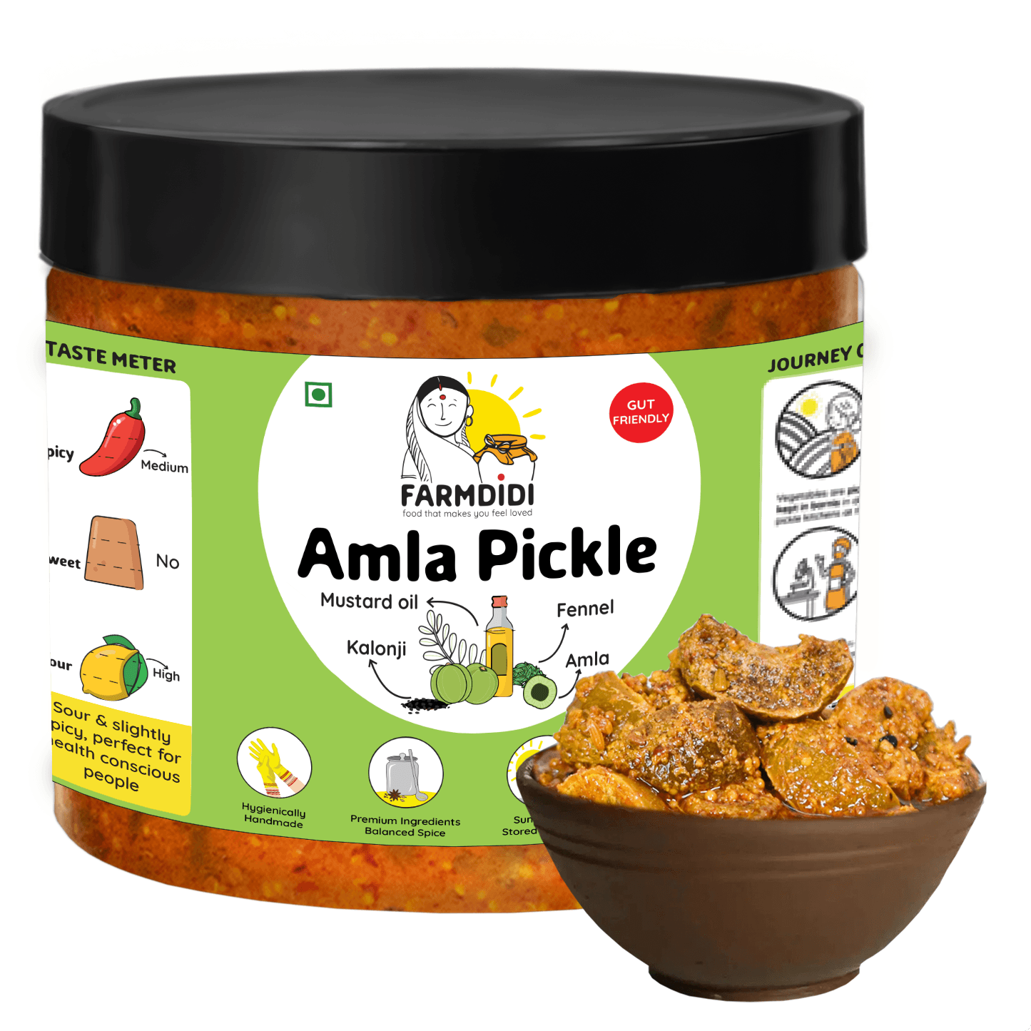 Amla Pickle | Amla ka Achar - www.farmdidi.com
