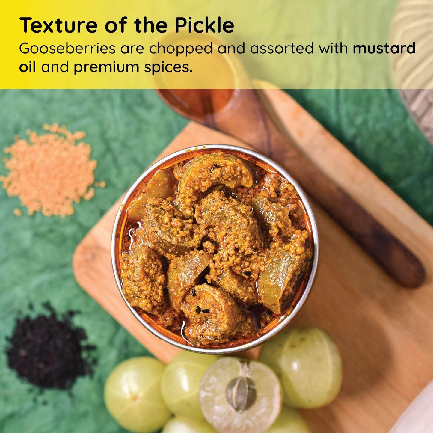 Amla Pickle | Amla ka Achar - www.farmdidi.com