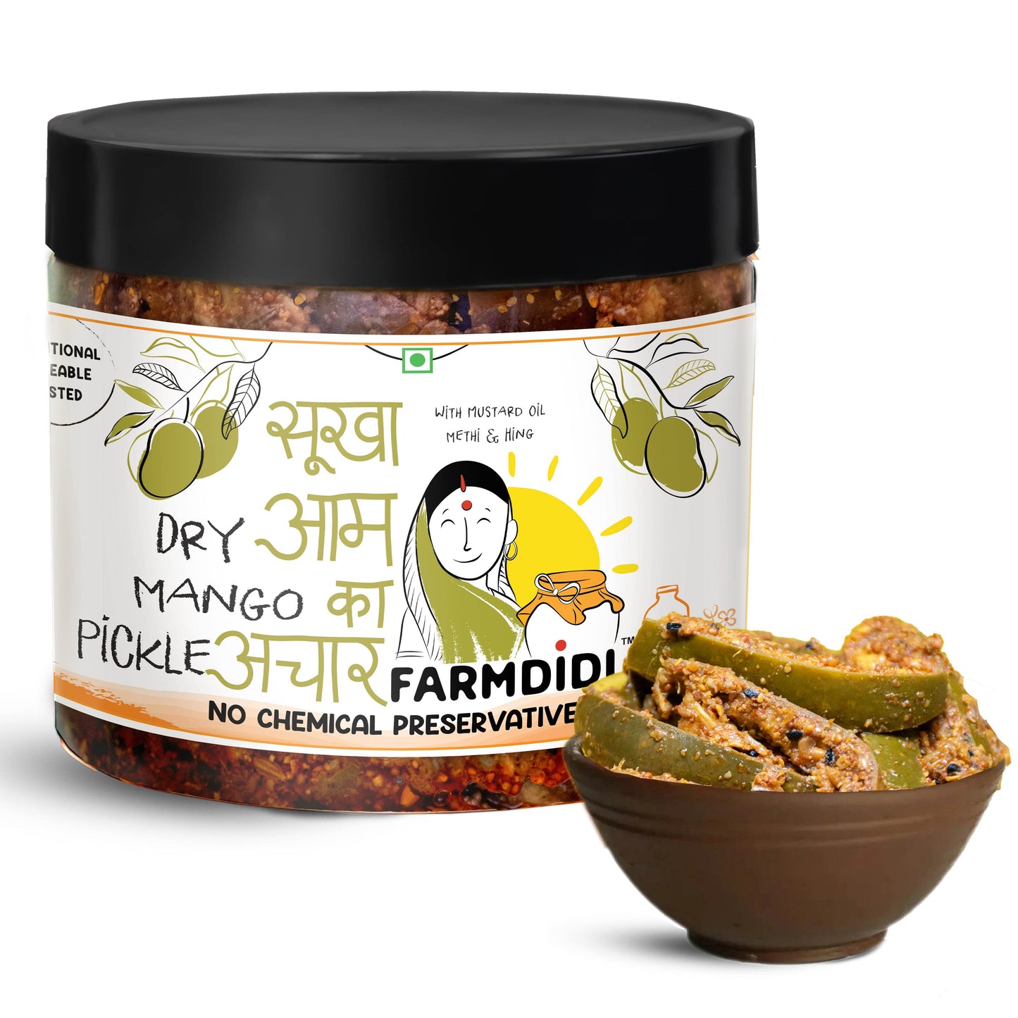 Dry Mango Pickle | Sukha Aam Ka Achar - www.farmdidi.com