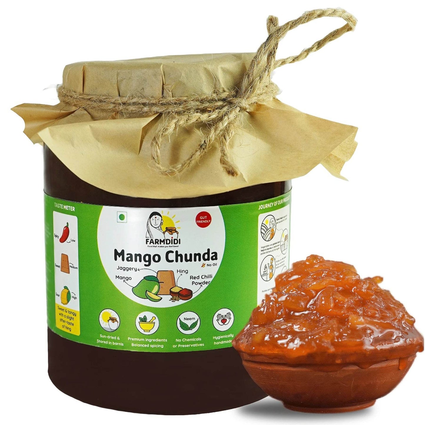 Mango Chunda Chutney | Aam ka Chunda - www.farmdidi.com