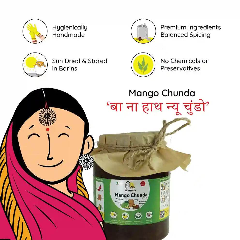 Mango Chunda Chutney | Aam ka Chunda - www.farmdidi.com