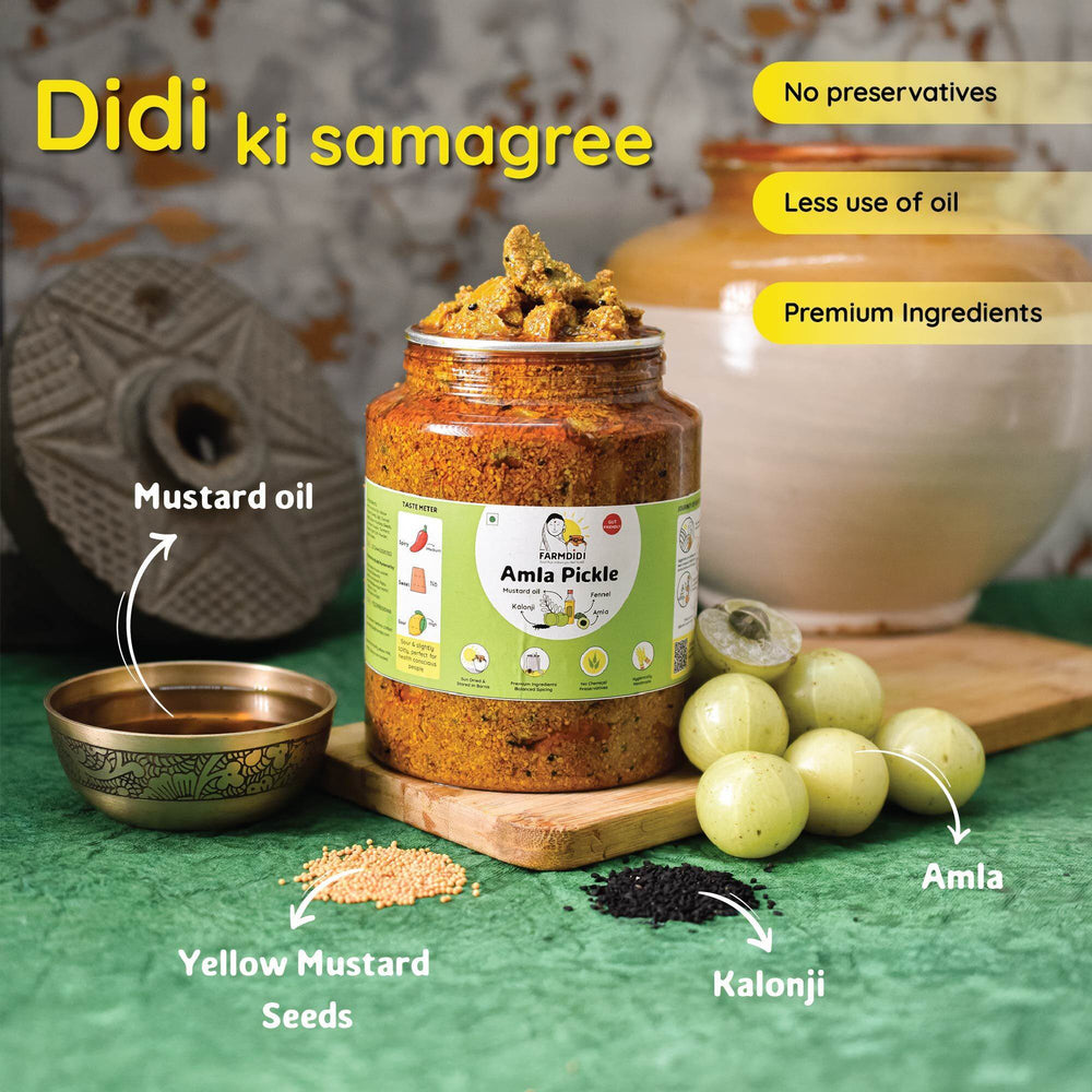 
                  
                    Amla Pickle | Amla ka Achar - www.farmdidi.com
                  
                