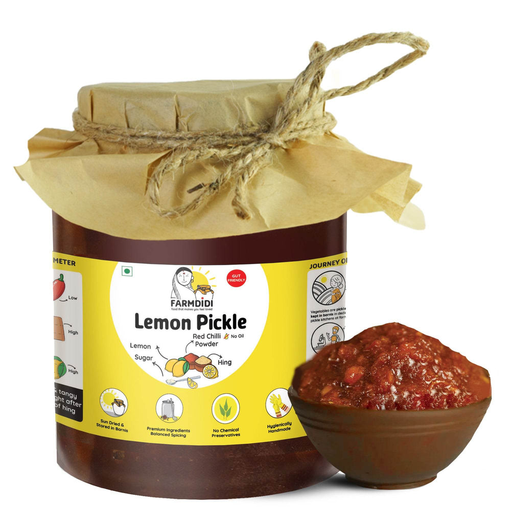 
                  
                    Crushed Lemon Pickle | Nimbu ka Achar - www.farmdidi.com
                  
                