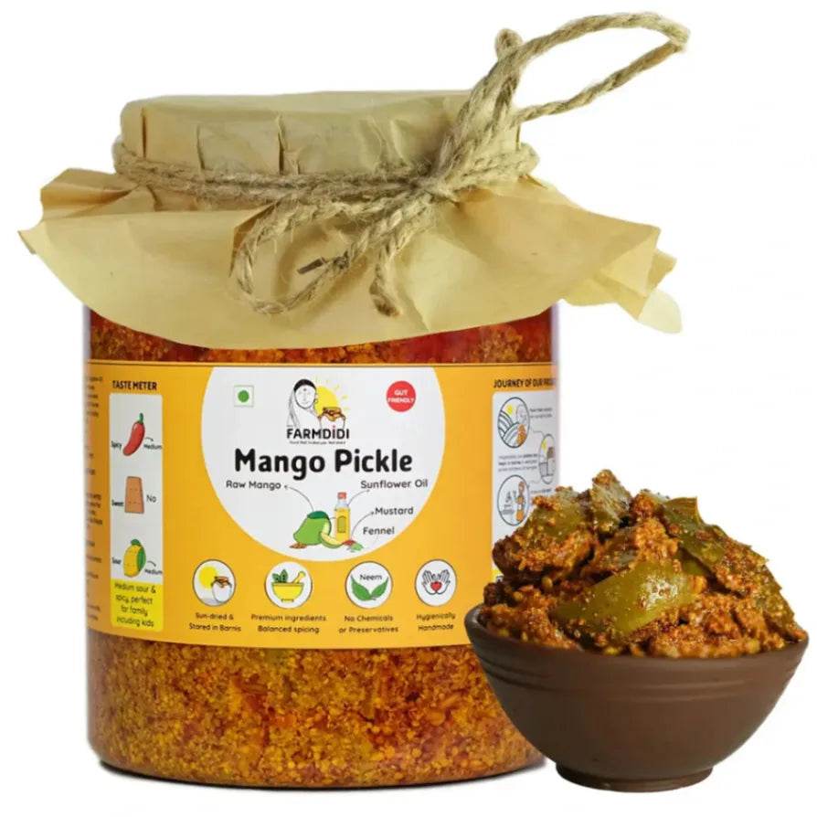 
                  
                    Homemade Mango Pickle | Aam ka Achar - www.farmdidi.com
                  
                