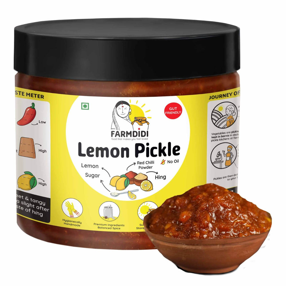 
                  
                    Crushed Lemon Pickle | Nimbu ka Achar - www.farmdidi.com
                  
                