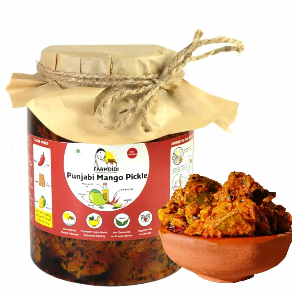 
                  
                    Punjabi Mango Pickle | Punjabi Aam Ka Achar - www.farmdidi.com
                  
                