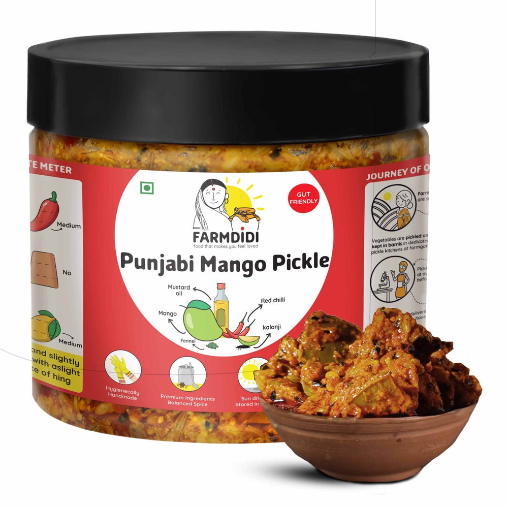 
                  
                    Punjabi Mango Pickle | Punjabi Aam Ka Achar - www.farmdidi.com
                  
                