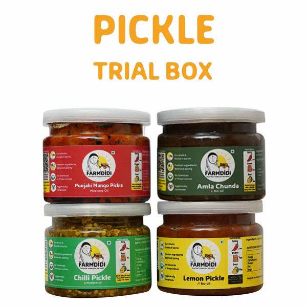 
                  
                    Pickles trial pack | Pack of 4 (75g each) - www.farmdidi.com
                  
                