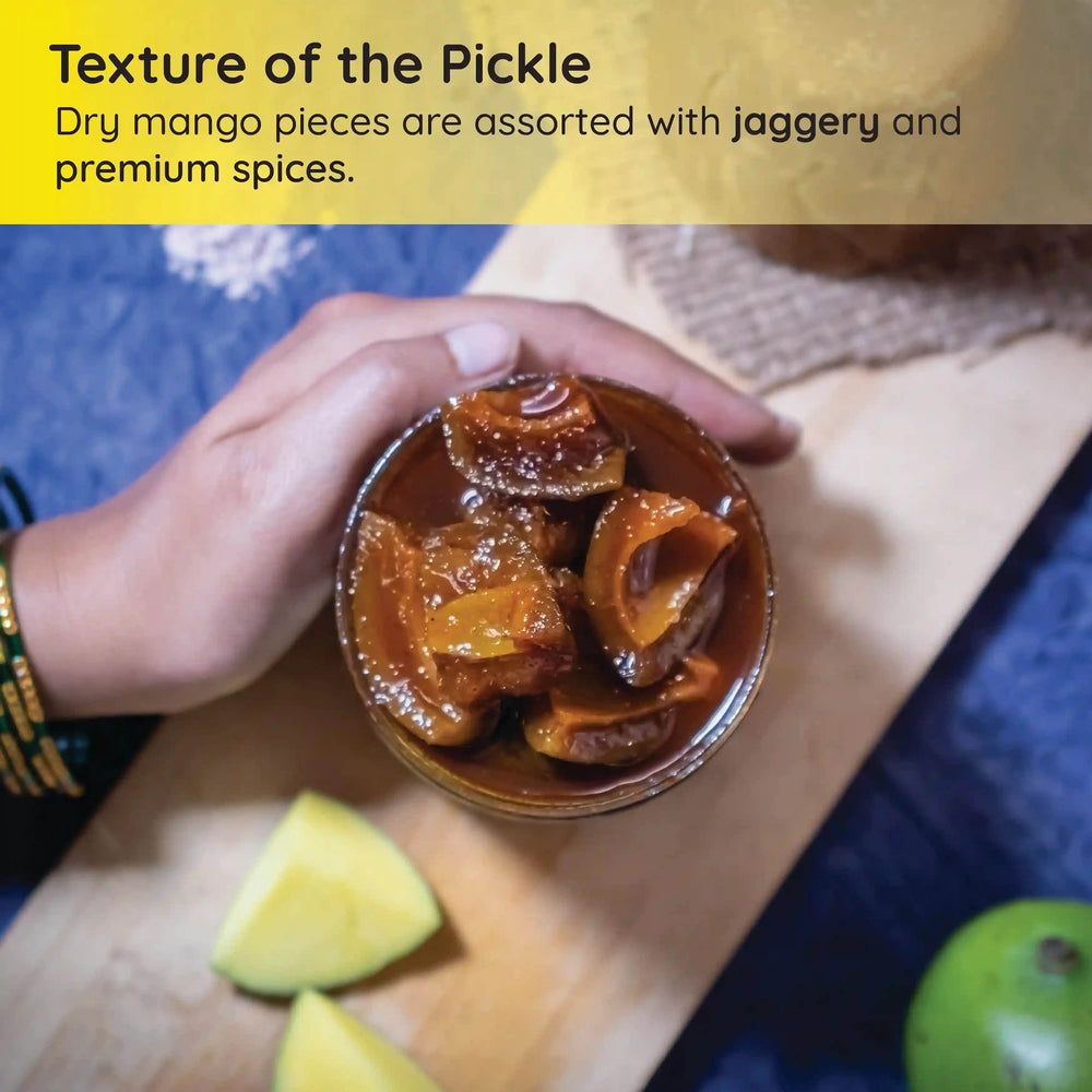 
                  
                    Sweet Mango Pickle | Mango Sweet Achar - www.farmdidi.com
                  
                